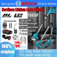 9980VF BOSCH Mesin Rumput Battery Lawn Mower Cordless Grass Cutter Electric Grass Trimmer Rechargeab
