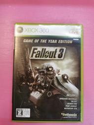 F 出清價! 網路最便宜 XBOX 360 2手原廠遊戲片 異塵餘生3 年度版 Fallout 3 賣450而已