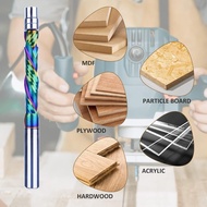 Vsharp Compression Spiral Flush Trim Router Bits DLC Coating Up Down Carbide Bearing Milling Cutters
