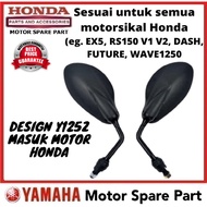 SIDE MIRROR Y125Z MASUK MOTOR HONDA EX5 0 DREAM RS150 v1 v2 WAVE100 110 WAVE125 DASH FUTURE Y125 Y12