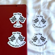 Formula 1 / F1 Era Stickers | Waterproof Matte Vinyl Stickers