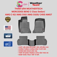WeatherTech Mercedes-Benz C Class Sedan AMG C43 AMG C63 AMG C63S C450 AMG Car Floor Mats - Genuine U