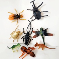 TGA Animals Insects 714K-4A 8pcs Insect Toys Beetle Dragonfly Ant Dinosaur