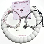 Initial Beaded Bracelet Initial Beaded Bracelet Aesthetic Beaded Couple Bracelet