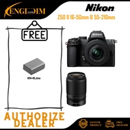 Nikon Z50 II Mirrorless Camera with 16-50mm | 18-140mm | 50-250mm