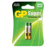 ถ่าน GP Alkaline Battery AAAA แพ็ค2ก้อน **ของแท้**