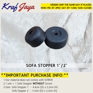Sofa Leg 1"/2" Round Sofa Leg | Stopper Sofa Leg | Divan Bed Frames Leg | Cabinet Leg | Kaki Sofa | 
