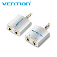 Vention 3.5mm Audio Cable Splitter Universal 1 Male to 2 Female For Audio Earphone Splitter Cable Double Jack Headphone Splitter