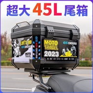HY-6/Electric Car Rear Trunk Motorcycle Tail Box Large Capacity Trunk Non-Scooter Storage Box Takeaway Suitcase WVHV