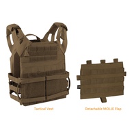 KRYDEX ยุทธวิธี JPC 2.0 Vest Springboard Carrier MOLLE Frontsplash ตั้งแคมป์เดินป่ากลางแจ้ง 500D อุป
