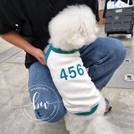 Dog Cat Clothes - Squid Game 456 Dog Jacket Varsity Animal Clothes
