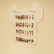 [NEW]White Wall Hanging Display Case for bricks bearbrick