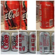 台灣1997可口可樂 健怡可樂空罐 ，單罐250，兩罐一組450元