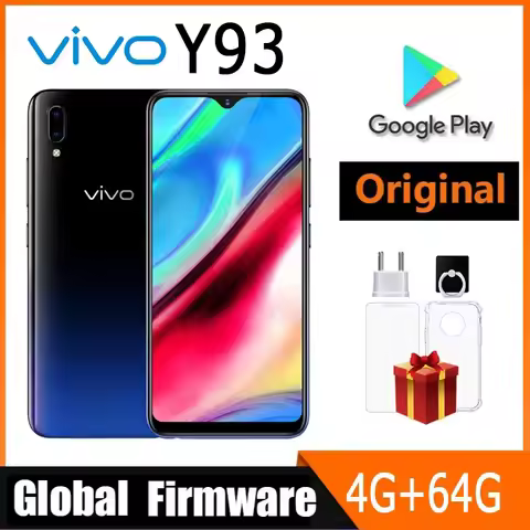VIVO Y93 Smartphone Global firmware 4GB 64GB Octa core Android 8.1 6.2'' Camera 13MP+2.0MP Face ID c