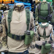 ชุดภาคสนามครบ 3อย่าง LV.2 ครบ เข็มขัด สายโยงบ่า กระติกสนามทรงสี่เหลี่ยม ครบ