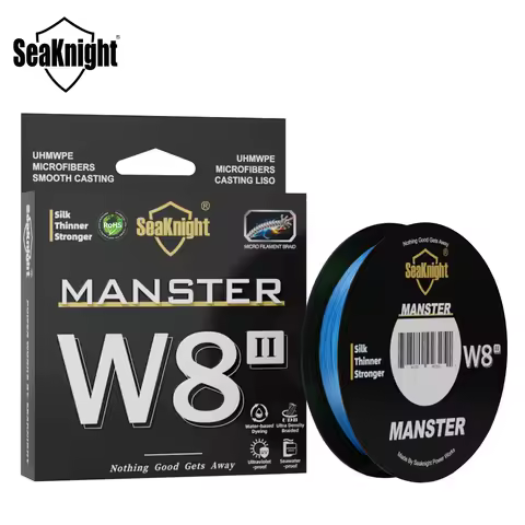 SeaKnight Brand W8 II 300M PE Fishing Line 8 Weaves Multifilament Braided Line Updated Silicon Resin