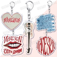 Maneskin Ethan Keychains for Women Accessories Aesthetic Damiano David Thomas Raggi Eurovision Music