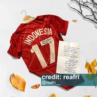 Jersey retro vintage Match worn timnas indonesia 1987 juara