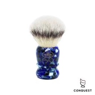 【CONQUEST】義大利 Omega EVO 2.0 E1892 shaving brush 高端刮鬍刷 寶石藍碎石