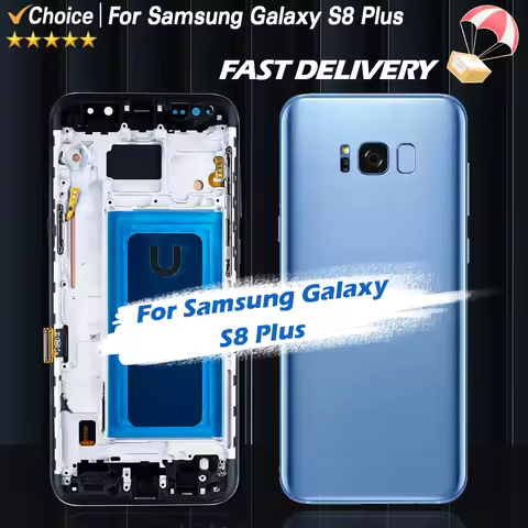 New LCD Display For SAMSUNG Galaxy S8 Plus G955A G955U G955F LCD Display Touch Screen Digitizer Repl