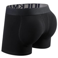 Men Comfortable Cotton Butt Lifter Boxers Enlarge Push Up Underpant Removable Padded Boxer