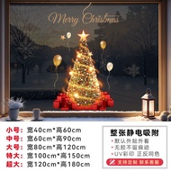 Christmas Decorations Window Stickers 2025 New Year Festive Atmosphere Arrangement Stickers Glass Wi