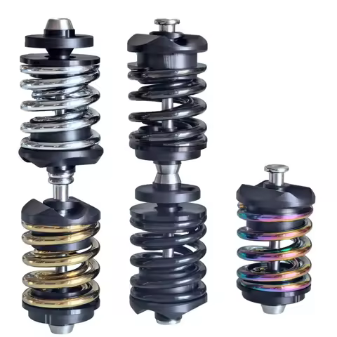 Comfort Rear Shock Absorber For Brompton P Line T Line Folding Bike Dual Spring High Carbon Steel Su