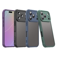 Matte Casing For iPhone 17 Air/Pro Max 16 15 Pro Max/Plus 16e iphone 15 16 17 pro max i16 i15 i17 pr