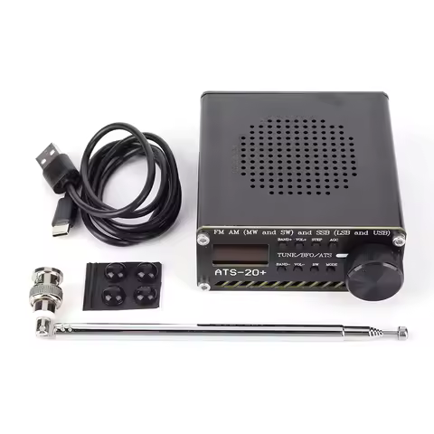 ATS-20+Si4732 Full Band Receiver Scanner FM AM MW&SW SSB LSB & USB with Antenna Full Band Radio Rece