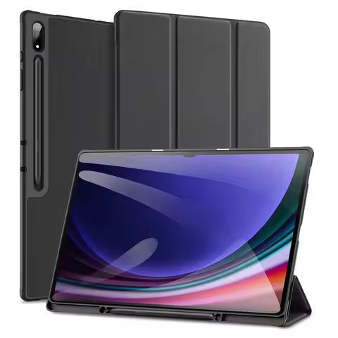DUX DUCIS Domo Series for Samsung Galaxy Tab S10 Ultra / S9 Ultra / S8 Ultra Case Tri-Fold Stand Lea