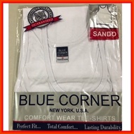 ♈    Blue corner sando for men white