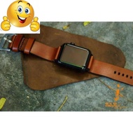 AW RED BROWN COW LEATHER STRAP – R A M SIMPLE 3-FULL SIZE AW 38/40, 42/44.