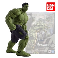 Bandai Marvel Anime Figure S.H.Figuarts Marvel Legends Avengers Assemble Edition Hulk Collection Toys for Children 20cm