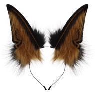 Handmade Plush Animal Ear Headband Doberman Dog Ear Headband cosplay Comic Exhibition Headwear Cool 