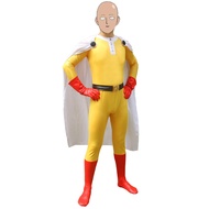 Anime Saitama Cosplay Costume Saitama Jumpsuits Superhero Role Play Bodysuits Outfits Halloween Carn