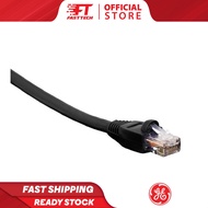 GE Ethernet Cable 68815 CAT5e Ethernet Network Patch Cable with Supports Networks up to 100 Mbps (2m