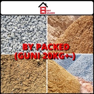 BEST BUILDER (PACKED 20KS+-) Course Sand Fine Sand Aggregate Stone Pasir Halus Pasir Kasar Batu Conc