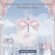 Shell's Jewel Flower Knows Highlighting Keychain in Moonlight Stone