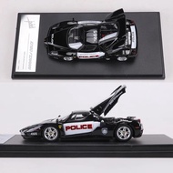 King Model 1: 64 Ferrari enzo enzo with Doll Openable Back Cover Alloy Car Model * 30726