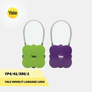 Yale YP4/41/350/1 Novelty Luggage Lock (Purple/Green)