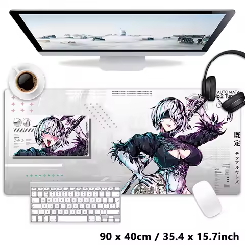 Hot Game Girl NieR Automata YoRHa No.2 Type B 2B Mouse pad Table Mat Gaming XXL MousePad Keyboard Ca