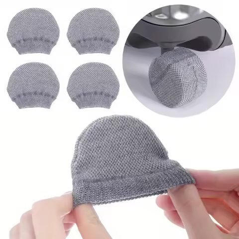4pcs Flexible Luggage Wheel Covers Wear-Resistant and Non-Slip Luggage Wheel Covers Noise-Reducing T
