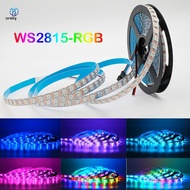 DC5V WS2812B WS2815 12V สำหรับเขียนโปรแกรม RGB แบบแยกที่มีความยืดหยุ่นสามารถระบุที่อยู่ได้แถบไฟแถบพิ
