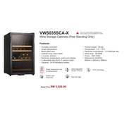 Vintec Wine chiller 35Bordeaux VWS035SCA-X