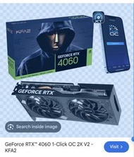 KFA2 GeForce RTX 4060 1-Click OC 2X V2 Graphics Card