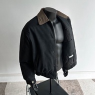 Áo khoác da Áo khoác bomber nam nâu đen M-2XL