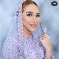 SLAYER AYU TING TING BRIDAL VEIL WEDDING LAYER veil bridal muslim