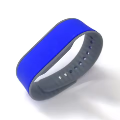 Adjustable ISO13.56MHz 14443A MF 1K Classic Wristband RFID Bracelet IC Card Silicone Band Door Acces