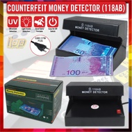Counterfeit Money Detector/Bank Note Detector/UV Money Detector (118AB)- Easy To Use - Ready Stock