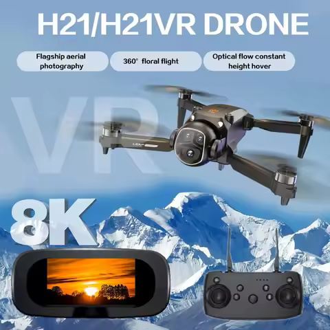 Original H21/H21VR Drone 8K HD 4K Professional Camera 5G WIFI Brushless Motor Optical Flow Hover Qua
